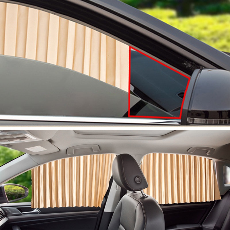Bilgardin sidevindueskærm bilgardiner med solbeskyttelse forrude indvendigt bageste bageste solskærm dækker tilbehør