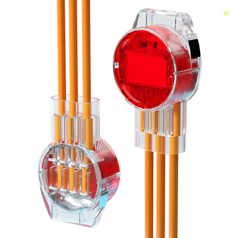 100PCS Waterproof Telephone Line Connector, Data Phone Wire Butt Splice Ports .