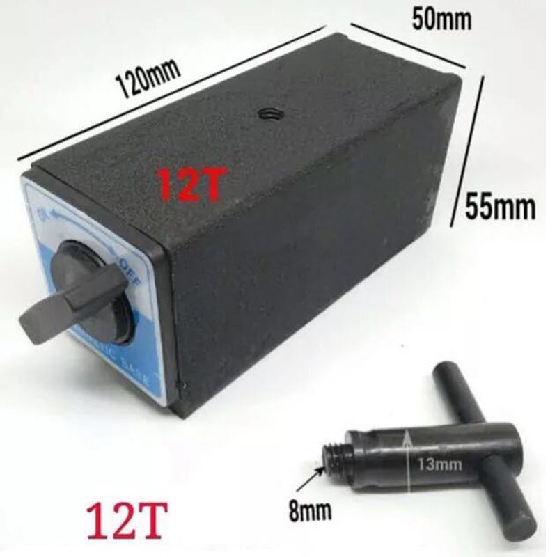 Magnetisk base med switch magnetisk base switchable magnetism of percentimeter of magnet fixed seat for wire cutting