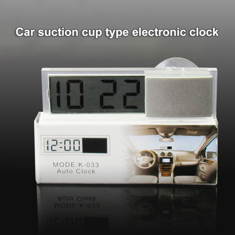 Home Decor Digitale Klok Lcd Auto Timer Liquid Crystal Display Bureau Tafel Klokken Met Zuignap Auto Elektronische Klok 1 stuks