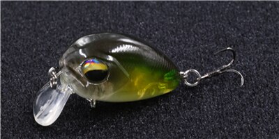 Le fish-Señuelos de Pesca ultraligeros, 32mm, 4g, micro wobbler, trucha, perca, Lucio, Crankbait flotante: Color C