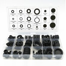 125PC Car Air Conditioner Sealing Rubber Ring O-ring String Coil Guard Ring Box 18 Sizes Sealing Ring Rubber Sealing Round Ring