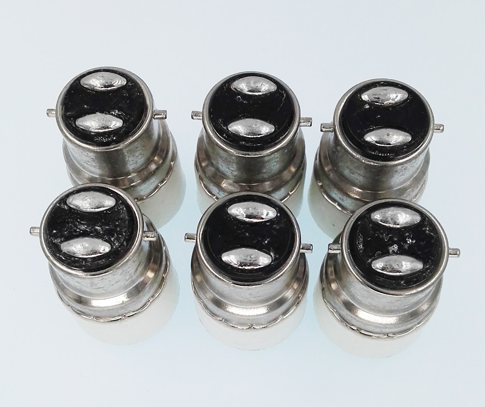 6pcs B22 to E14 Light Socket adapter B22 to E14 EU Standard Candelabra lamp holder converter, CE Rohs