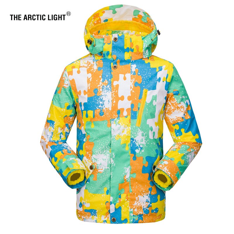 THE ARCTIC LIGHT Outdoor Hiking Ski Jacket Child Kids Winter Camouflage Sport Teenage Waterproof Windproof Warm Outerwear Coat
