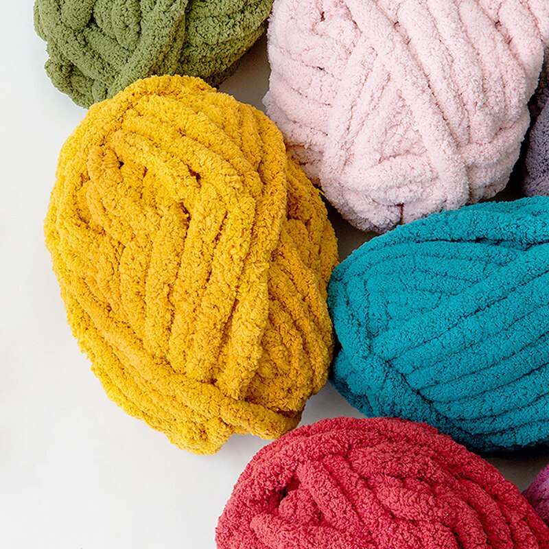 226g/Ball Super Dicke Wolle klobig Garn Filz Wolle umherziehen Garn Hand-gestrickte Kappe Decke Kissen Haustier Nest Häkeln Garn