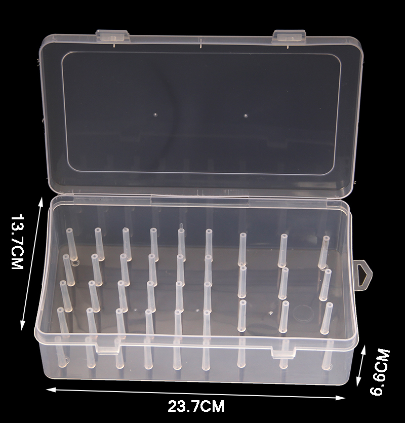 42 Axis Sewing Threads Box Thread Bobbins Empty Sewing Reel Box Sewing Box Transparent Needle Wire Storage Organizer Containers