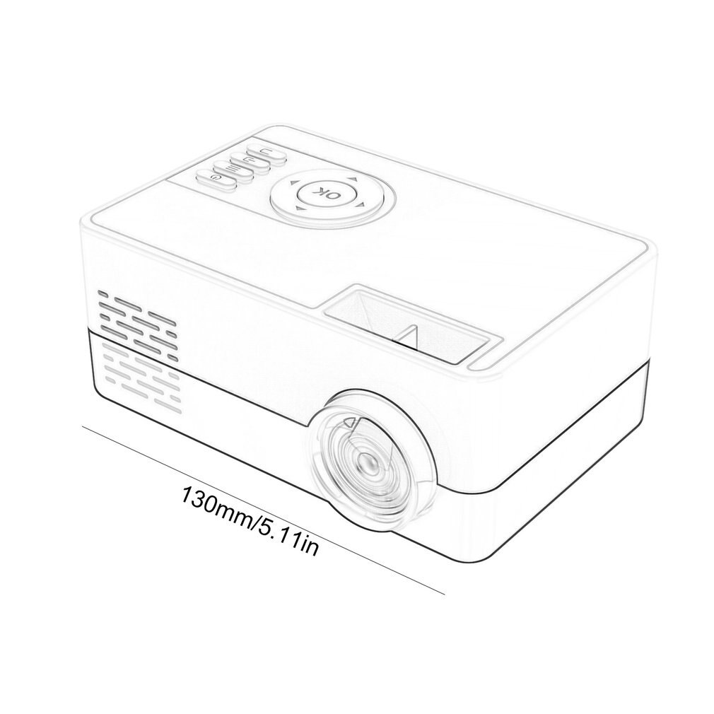 J15 Mini Projector Led Projector J15 Projector Home Theater Handheld Praktische Duurzaam Projector