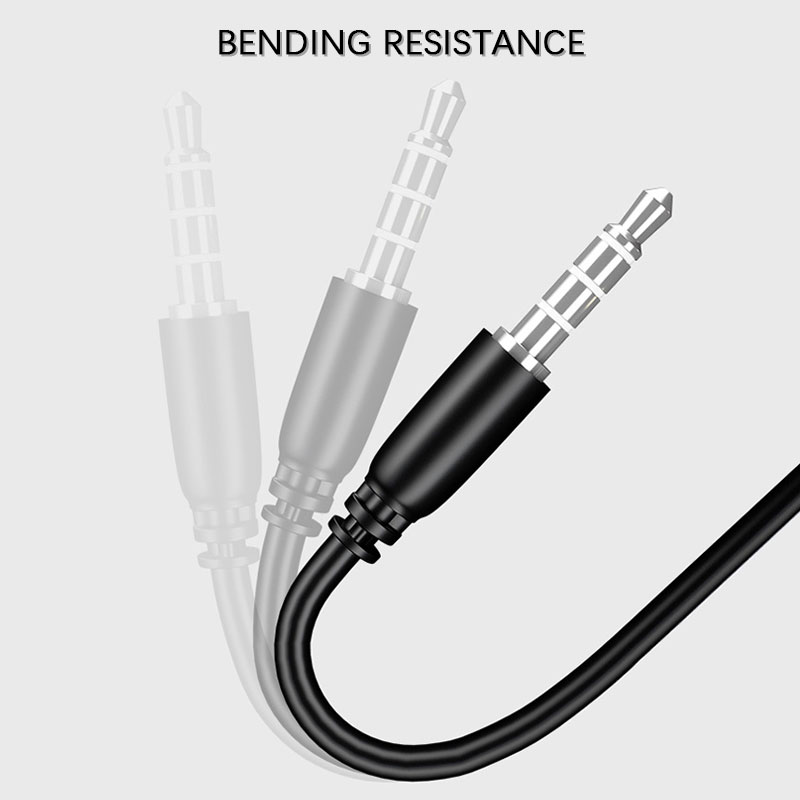 1PC Jack 3.5mm Audio Extension Cable Male To Female Aux Line Earphone Extension Cable 0.75m Lossless Sound For Mobile Phone MP3