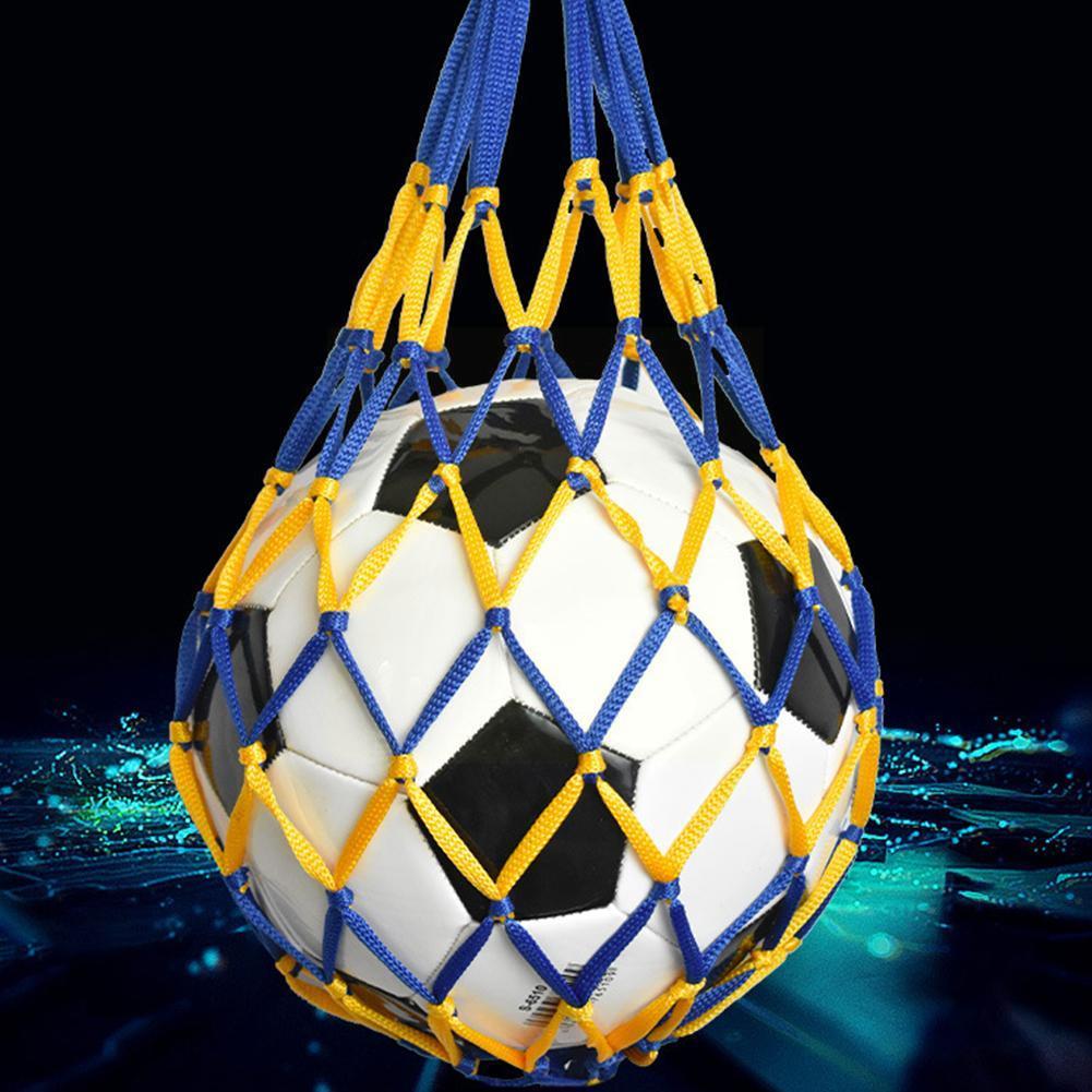 Basketballtasche für outdoor-sportarten wie fußball, basketball und volleyball, netz, tragetasche, sporttasche, tragbare ausrüstung, nylonball,  n1 x 0