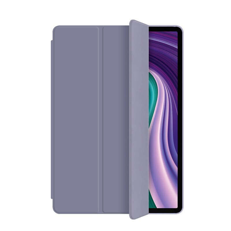 Ultra-Dunne Magnetische Cover Voor Huawei Matepad 11 Case Lederen Smart Magnetic Stand Cover Voor Matepad 11 DBY-W09 + Film + Stylus: Lavender