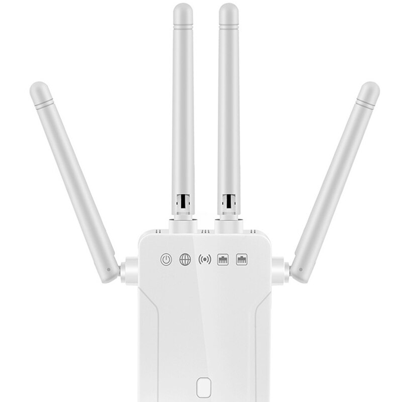 Wireless Extender WIFI Signal Amplifier 1200Mbps 5GHz 2.4GHz Dual-Band Extender Wireless AP Repeater,EU Plug