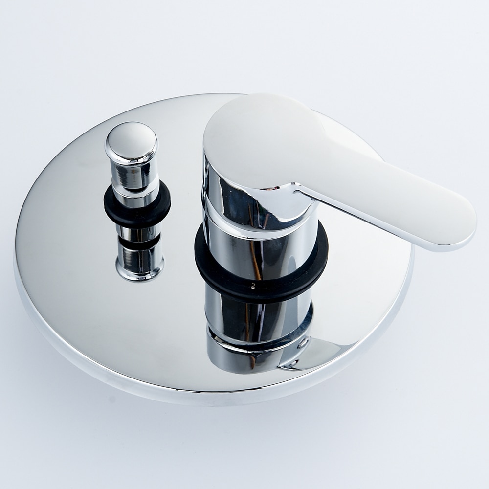 Single Handle Round Shape Solid Brass Wall Mount Shower Mixer Control Valve and Shower Faucet BR-9112