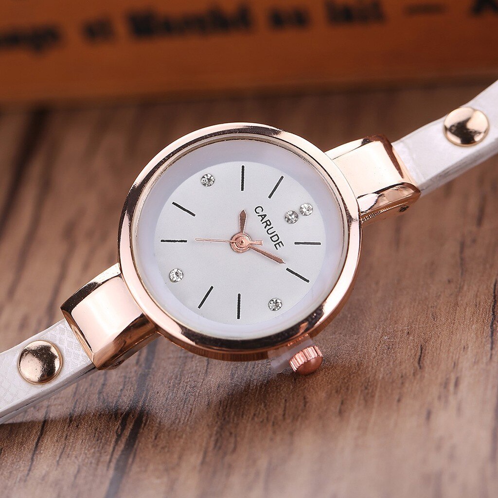 Relojes de pulsera para mujer, de cuarzo, analógico, de cuero, deportivo, digital, Zegarek Damski, n. ° 3