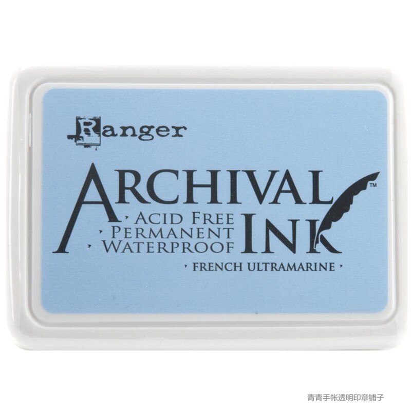 American original ranger stamp pad multicolor oily waterproof acrylic ink pad: french uitramari