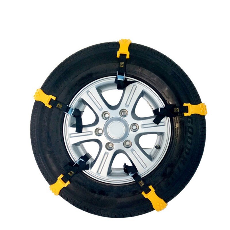 10 Stks/set Auto Sneeuw Tire Wheel Tpu Sneeuwkettingen Riem Voor Twee Banden Truck Off-Road Suv voor Winter