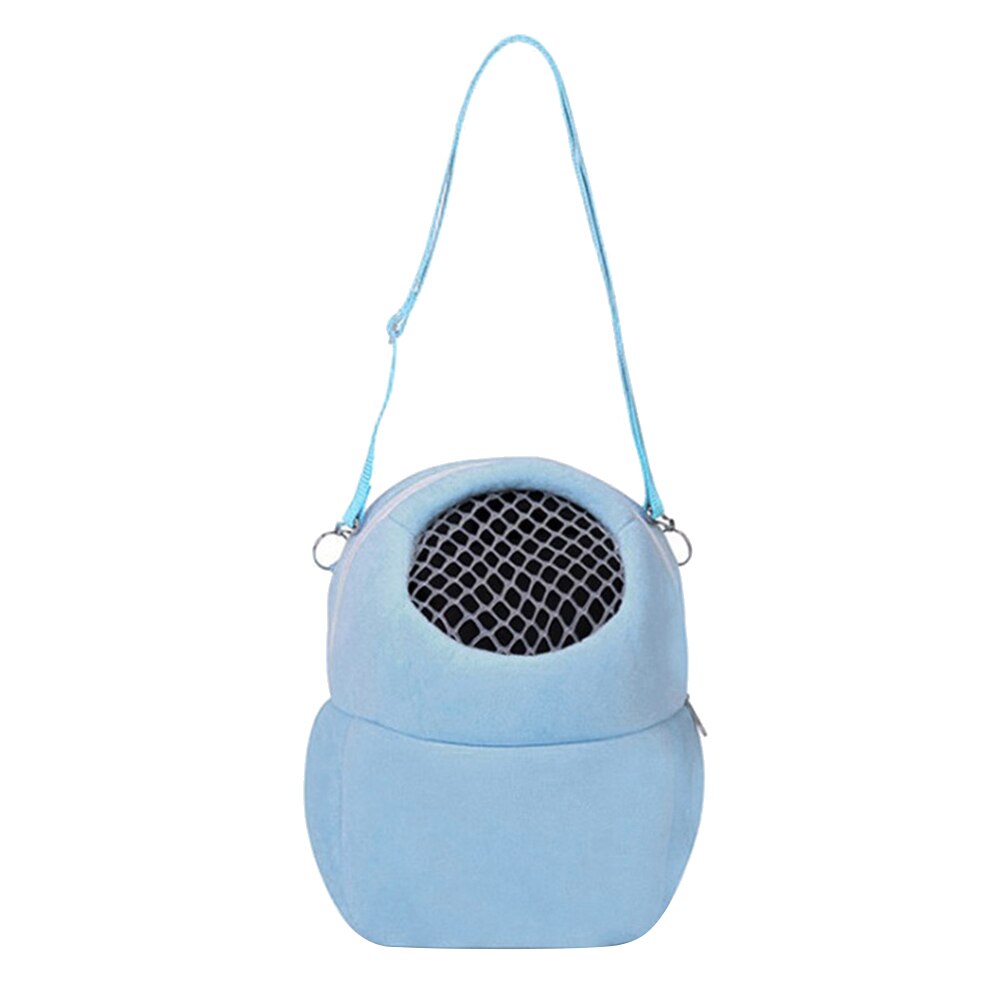 Tragbare Atmungsaktive Hamster Igel Tasche Träger Kaninchen KäFeige Haustiere Reise Tasche liefert: Blau M
