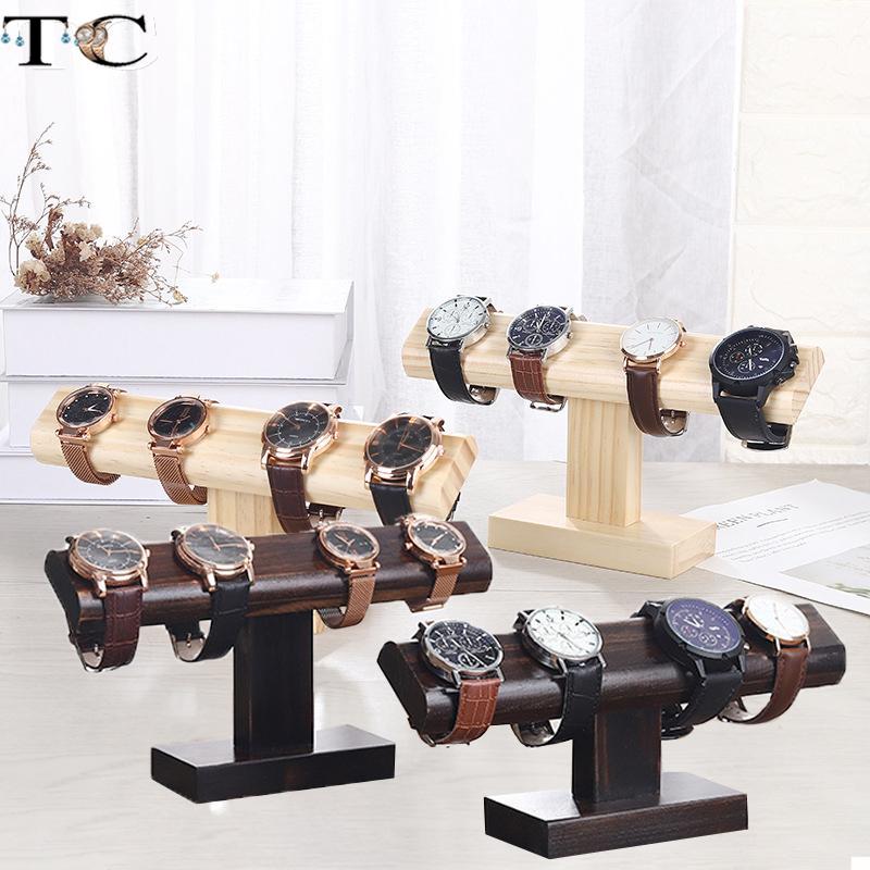 Inclined Display Solid Wood Watch Display Rack Hand Jewelry Display Rack Bracelet Hanging Display Props