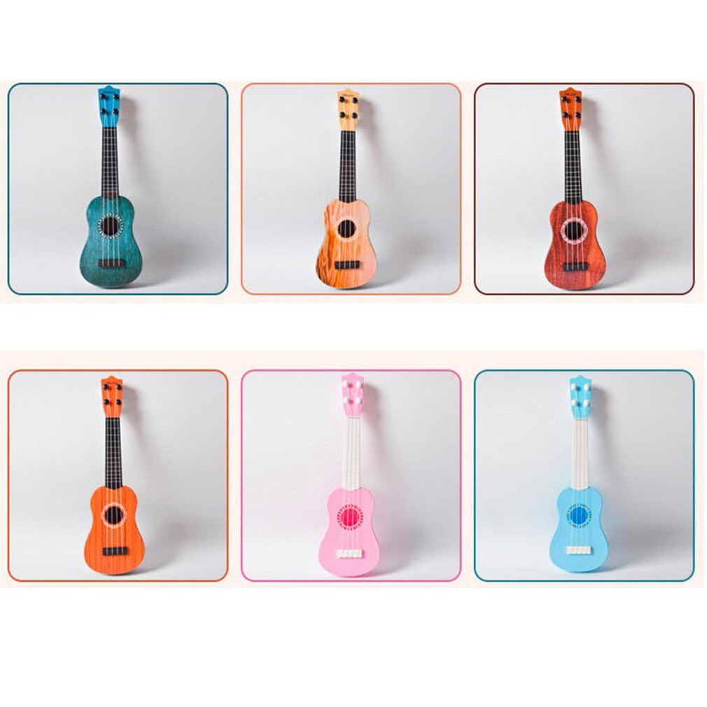 Simulation ukulélé maternelle interactive simulation instrument de musique jouets d'éducation de la petite enfance pour les enfants