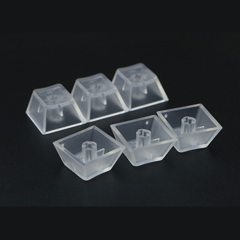 10Pcs Transparent ABS Keycaps Mechanical keyboard Keycaps Matte Backlit Keycaps