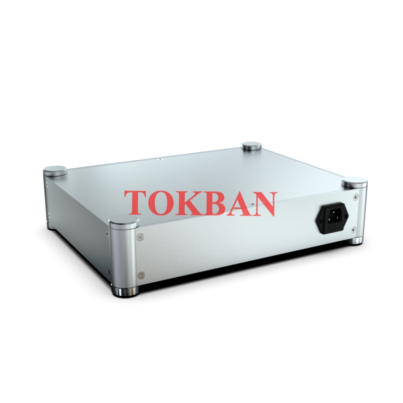 Tokban 3206 320*76*250mm All Aluminum Power Amplifier Chassis Enclosure HIFI Preamplifier DAC Decoder Case for Diy Amplifier