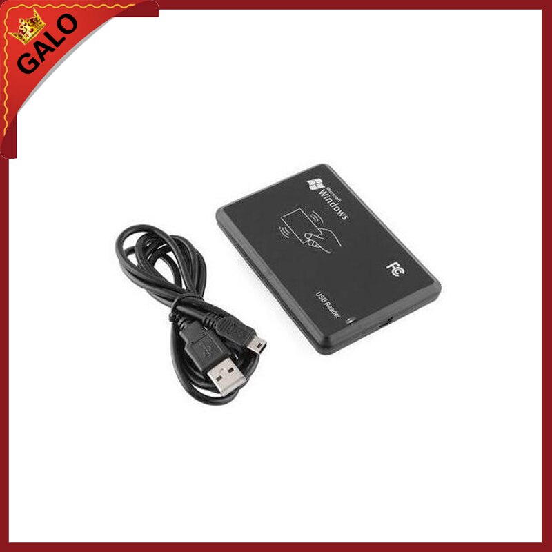 Black USB RFID Contactless Sensor Smart ID EM4001 125KHz Card Reader TK4100
