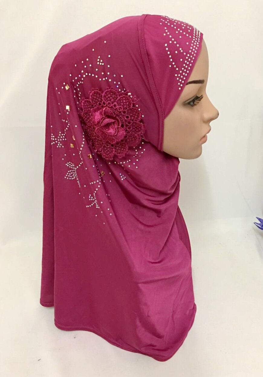 Islamilainen naisten huivi päähineet muslimi hijab sisäkorkki huivi huivi ramadan arab amira huivi koko kansi turbaani hijab