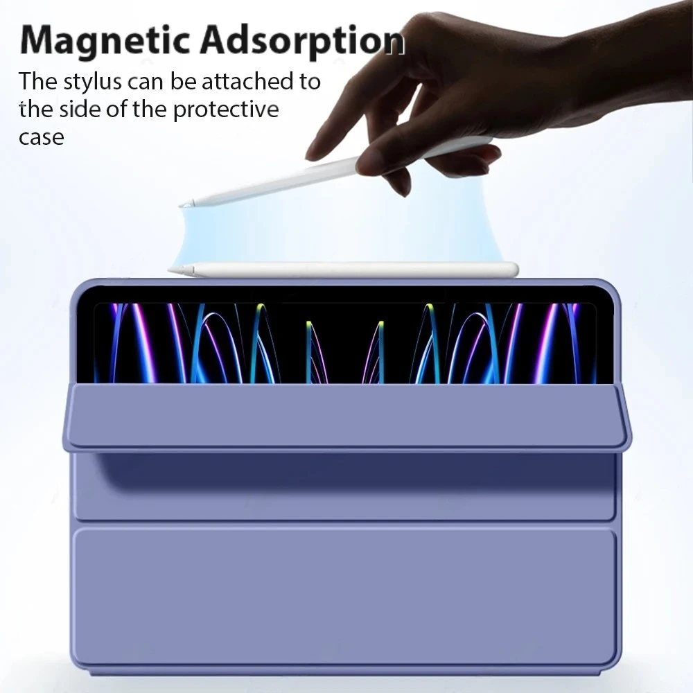 Para Apple iPad 11. a generación funda A16 2025 accesorio magnético soporte triple Auto Sleep/Wake fundas para tabletas para iPad 11th 11''