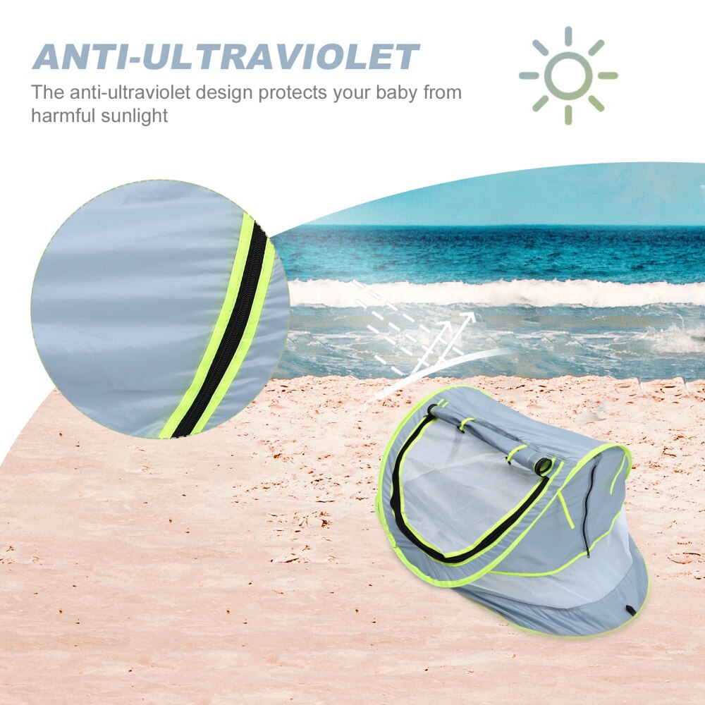 Rete portatile dell'insetto del passeggino della zanzariera della culla della zanzariera della spiaggia per il neonato