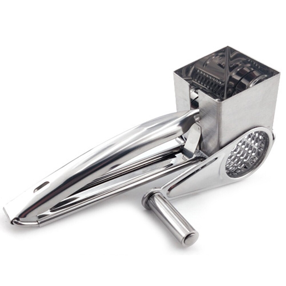 Rotary Grater Shredder Grater Stainless Steel Cutter With 3 Drum Blade