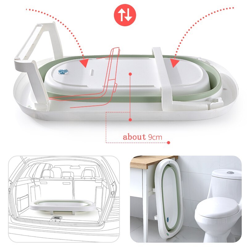 style foldable baby bathtub folding baby infant bath tub