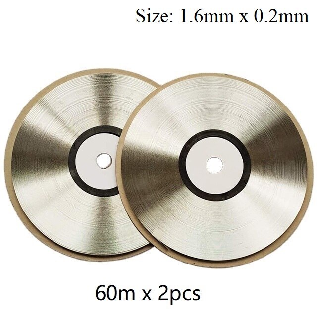 Solar Cell Busbar Wire Tabbing Wire Connector For Solar panel Diy 120m/Lot: 1.6mm x0.2mm