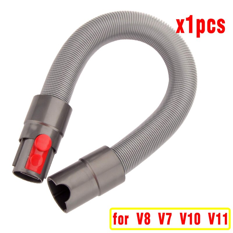 Børstemonteringsholder organiseringssæt kompatibel med dyson  v10 v8 v7 v11 absolut ledningsfri dyretrigger motorhoved: Fleksibel slange -1pc