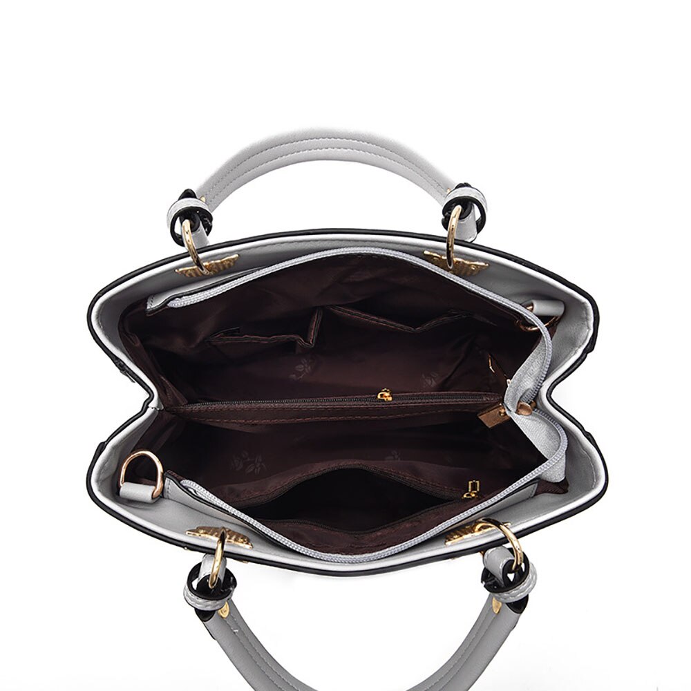 Sacs à bandoulière en cuir PU pour femmes, sacs à main Patchwork, sacoche pour voyages en plein air, sacoche à épaule pour dames