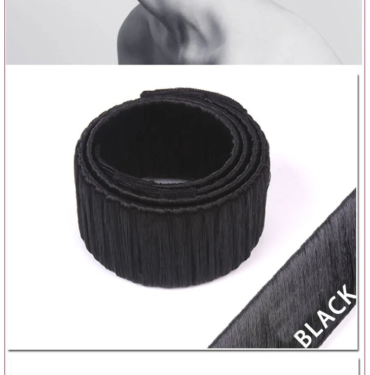 Strumento accessori per capelli parrucca sintetica ciambelle germoglio testa gruppo musicale sfera francese intrecciare francese Magia panino creatore dolce capelli Braider: verde