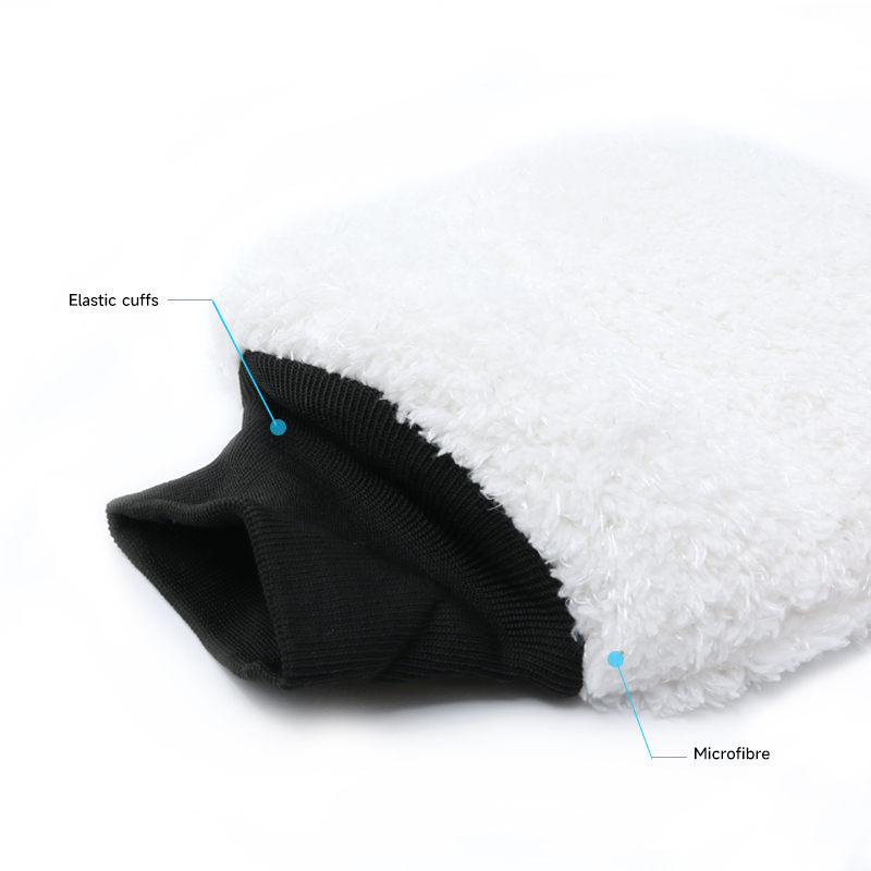 DETALHING-Luva De Lavagem De Carro, Plush Wash Mitt, Microfiber, Ultra Absorvente, Luvas De Limpeza, Auto Wash Acessórios, Ferramentas De Limpeza De Carro: Default Title