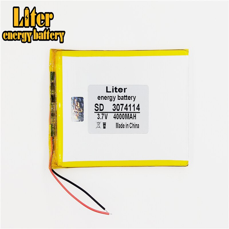 3.7 V lithium polymer battery 4000 mah ultra-thin high-capacity DIY tablet 3074114