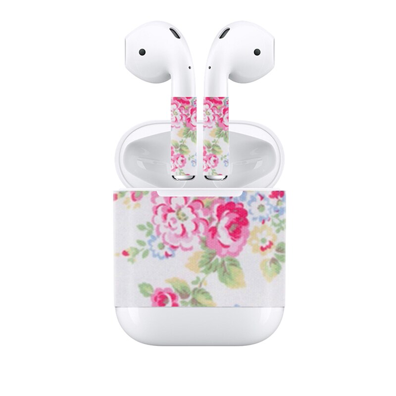 Bloem Patronen Skin Sticker Voor Apple Airpods Ultra Dunne Oortelefoon Cover Flim Sticker Case Voor Apple Airpods: 497