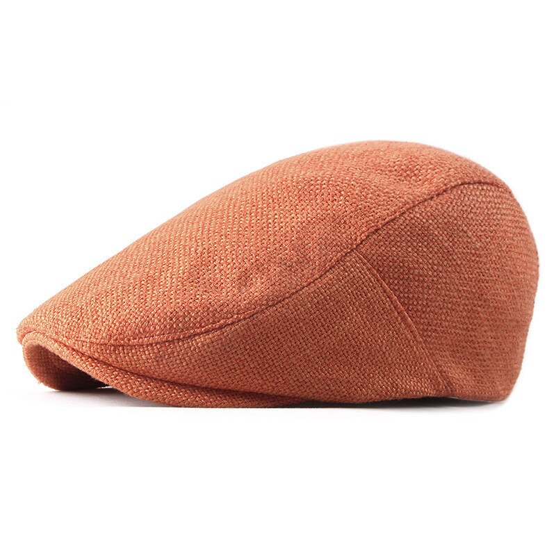 Lente Zomer Katoen Effen Kleur Newsboy Caps Platte Pet Mannen En Vrouwen Schilder Baret Hoeden 15