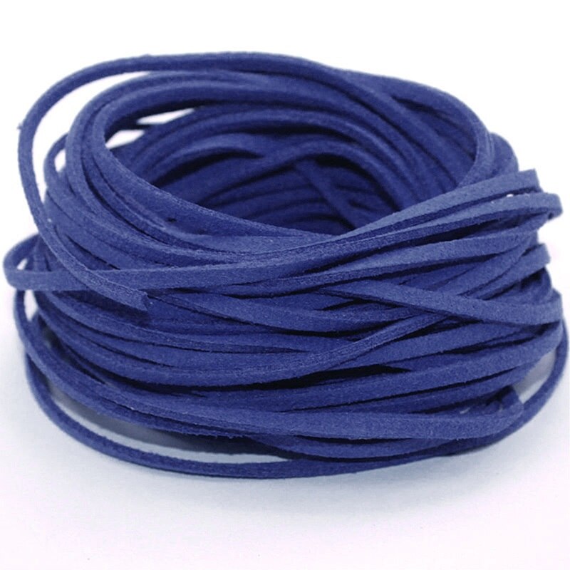 10pcs Suede Flat Leather Cord Bracelet Faux Velvet Cords Necklace Rope Thread String Necklace DIY Jewelry Findings 2C0137: 6