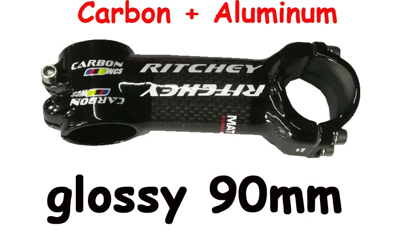 Carbon cykel frempind letvægts aluminium carbon fiber stigerør stang frempind landevej cykel frempind mtb styr frempinde 28.6-31.8mm freeshiping