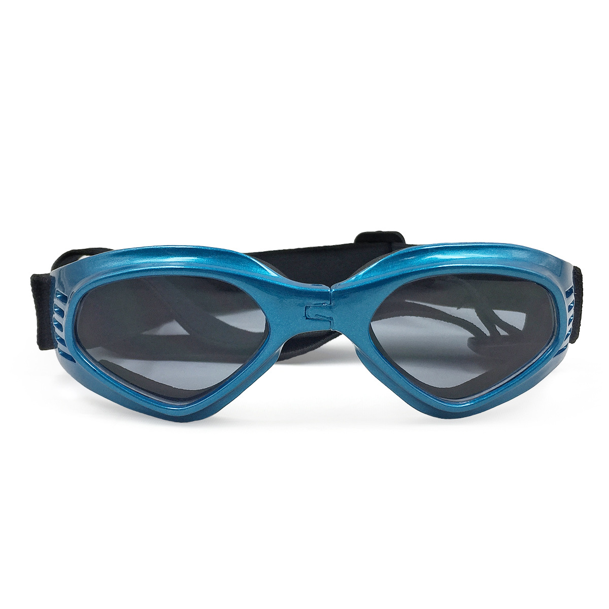 Gafas de sol para perros pequeños, lentes de protección contra la nieve, UV, plegables, resistentes al viento, para el cuidado del perro: Blue