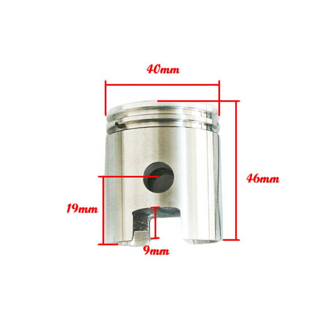 Piston For 50cc Engine Motorized Motorised Bicycle