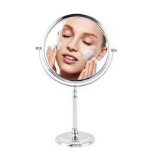 1x 5x 7x 10x forstørrelses makeup spejl 360 roterende desktop kosmetisk spejl 8 "dobbeltsidet forstørrelsesstativ
