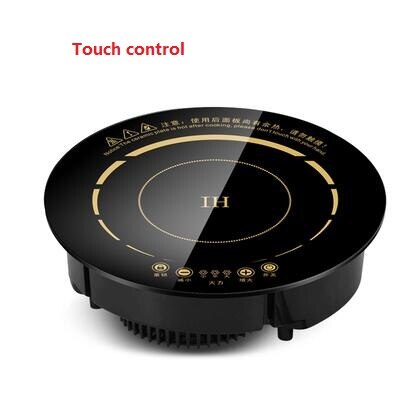 2000W Induction Cooker Round Commercial Embedded Wire-controlled Hotel Pot Restaurant Special Induction Cooker: B
