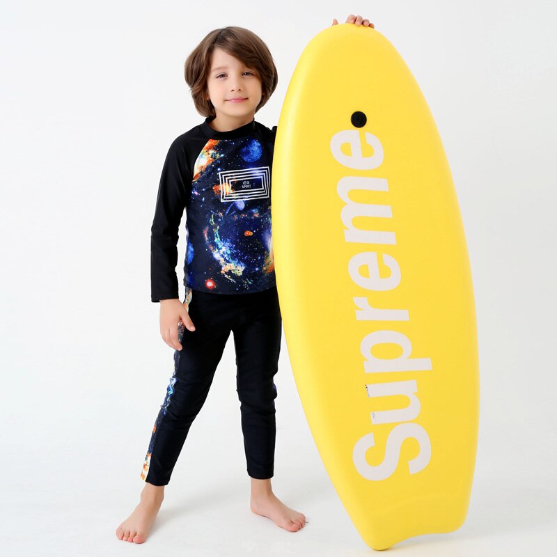 Lange Mouwen Kids Wetsuits Duiken Pakken voor Jongens/Meisjes Kinderen Rash Guards Twee Stukken Surfen Swim Snorkel kinderen: biue / XXL