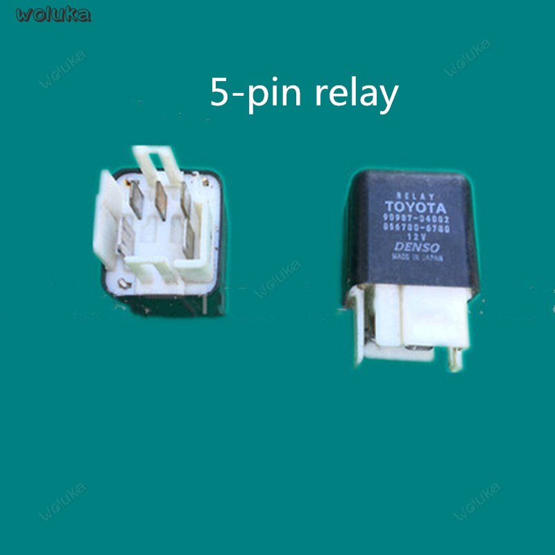 Original car relay headlight relay 12V 4-pin 5-pin relay far and near light relay for special car CD50 Q04: B