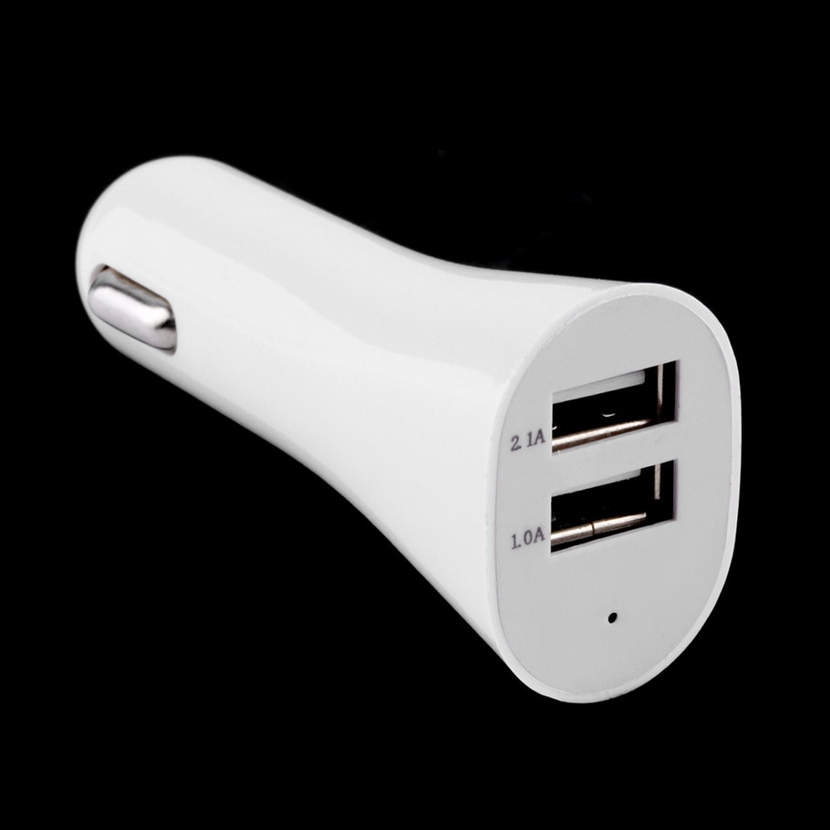 Universele 3.1A Dual Usb Autolader Mini Car Charger Adapter Voor Iphone Ipad Ipod Auto Sigarettenaansteker