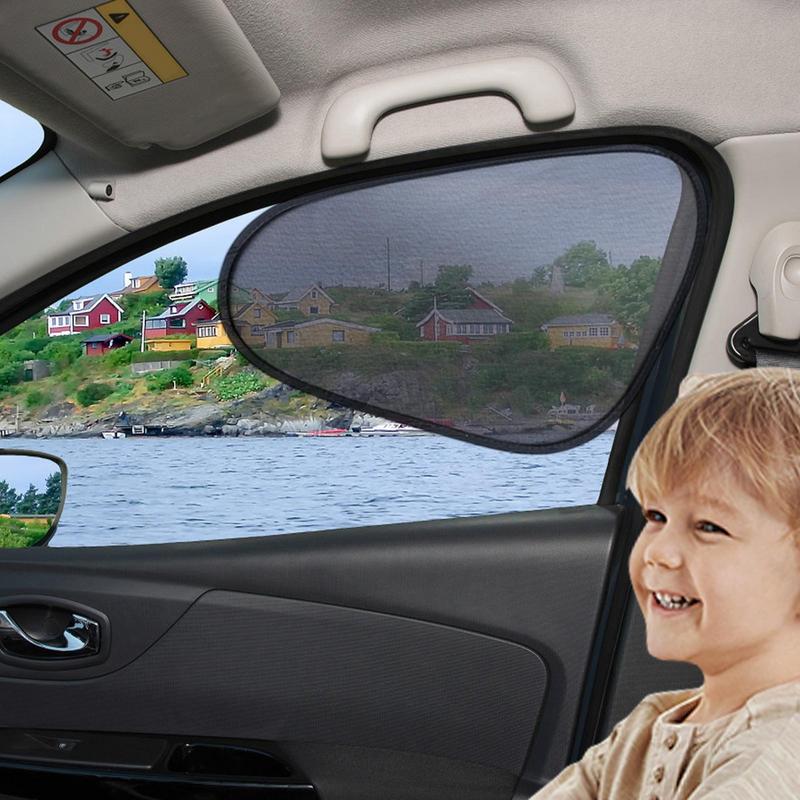 Solskjerm til bilvindu 2- pakning solskjerm til bil uv-beskyttelse netting varmeblokkdeksel biltilbehør til lastebil varebil bak