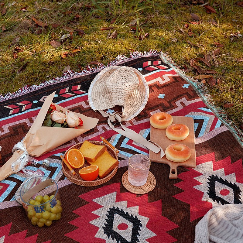 Outdoor picknickmatten, strandmatten, stranddoeken voor buiten kamperen, Valentijnsdag decoraties, balkons, bohemien dekens
