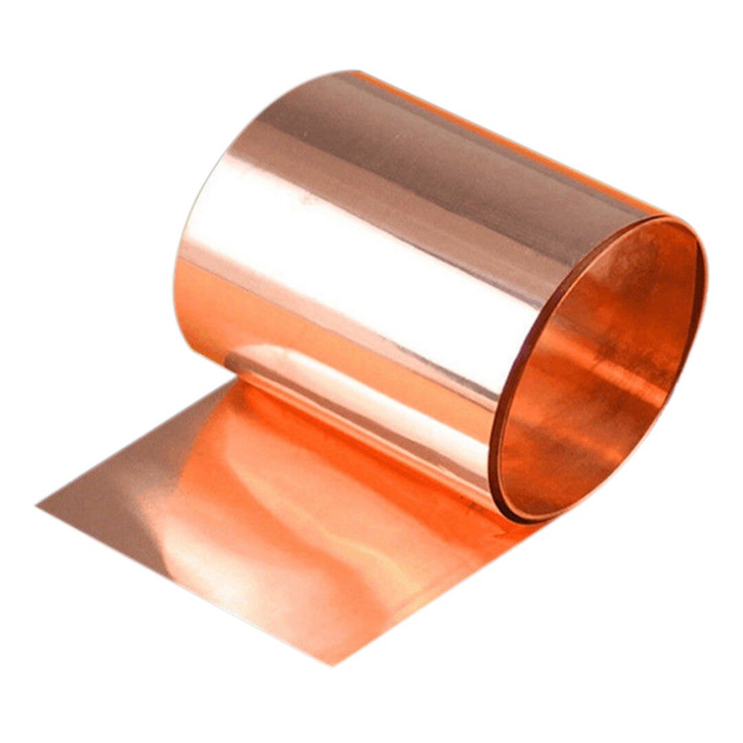 1Pcs 99.9% Zuiver Koper Cut Metal Sheet Folie Roll Tape 0.1*100*1000Mm 33ft 39"